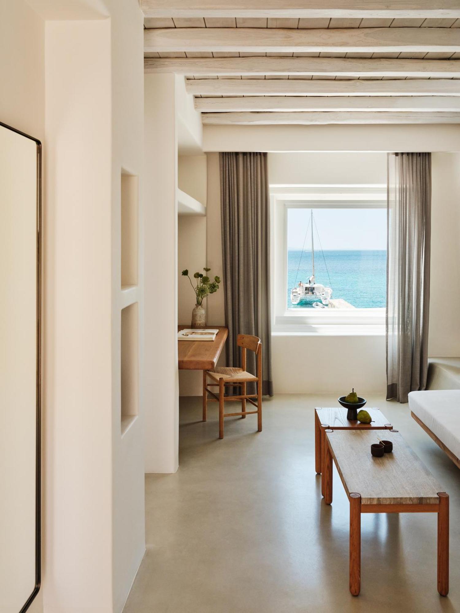 The Coast Bill&Coo-The Leading Hotels Of The World (Adults Only) Agios Ioannis Diakoftis Rum bild